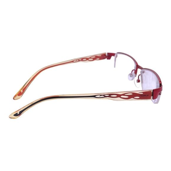 PEOPLE Half Rim Glasses with Red to Black Ombré Flames on the Arms FRAMES ONLY - Picture 7 of 13